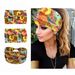 Wide Headband Women's Headscarf Knot Elastic Non Slip Hairband African Cotton Sports Headscarf Bohemian Style_desvips.com