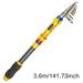 Carbon Fiber 2.4m 3.6m Telescopic Fishing Rod For Travel Long Distance Sea Fishing Casting Rod Fishing Rod Fishing Gear_desvips.com