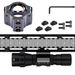 Scope Optics Flashlight Laser Mount 25.4mm 1 Inch Clamping Holder For Hunting Mlok Rail Systems_desvips.com