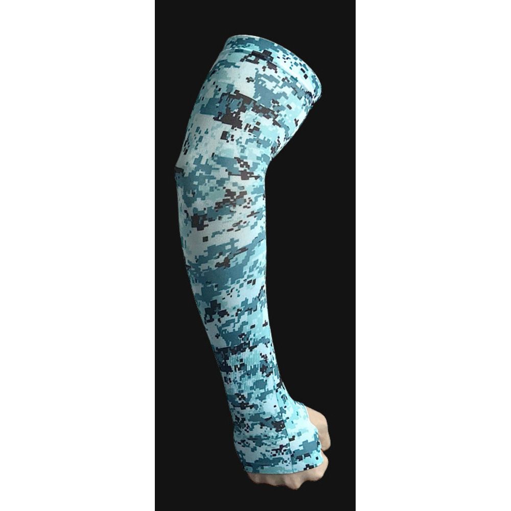Outdoor Camouflage Ice Sleeves For Men, Sun Summer UV Protection, Hiking Sleeves, Men's Arm Guards_desvips.com
