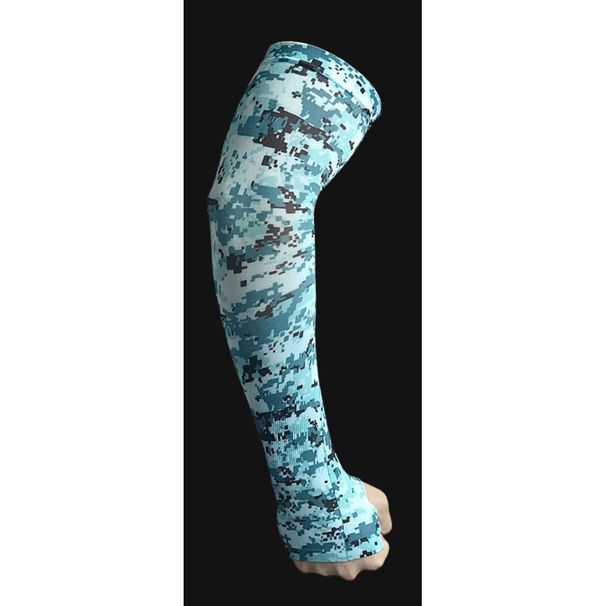 Outdoor Camouflage Ice Sleeves For Men, Sun Summer UV Protection, Hiking Sleeves, Men's Arm Guards_desvips.com