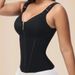 Shapewear Women Colombian Fajas Waist Trainer Tummy Control Vest Body Shaper 17 Steel Bones 3-Row Hooks Zipper_desvips.com