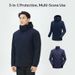 001 Outdoor Travel Men's Down Two-piece Set Waterproof Breathable Warm Workwear Jacket Women's Custom_desvips.com