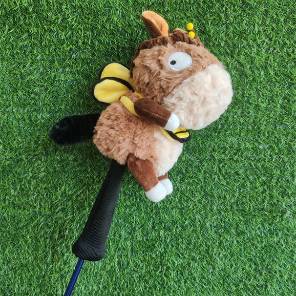 2026 Hard-working Pony Golf Club Cover No. 1 Wooden Cap Cover Small Wooden Club Cover Protective Cover Golf Cap Cover_desvips.com