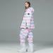 001 Women's Set Snowboard And Jacket Pants Warm Ski Suit New Cross-Border Style_desvips.com