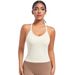 New Cross-Border Double-Sided Nylon Solid Color Cross-Back Sports Bra Running Fitness Yoga Vest Top For Women_desvips.com