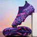 High-Top Soccer For Men And Women, Spike With Long Studs, Non-Slip Adult Grass Professional Training Shoes_desvips.com