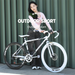 Variable Speed Fixed Gear Adults Students, Ultra-Light Bicycle For Men And Women, Trendy High-Value Road Racing Commuter_desvips.com