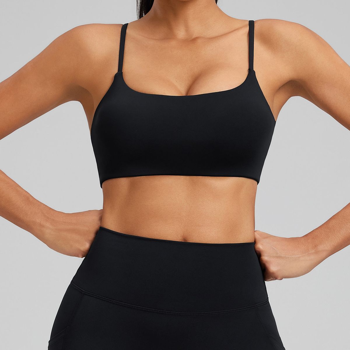 New European And American Style Tennis Skirt For Women Outdoor Badminton Sportswear Two-Piece Set With Pockets_desvips.com