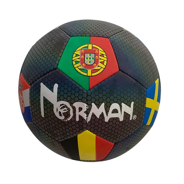 Professional Stitched Soccer Balls Set - Size 5 Reflective & Glow-In-The-Dark For School Training + Size 4 Match Football_desvips.com