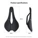 3D Printed Road Seat Cushion Competition Grade Breathable Mountain Bike Saddle Waterproof Lightweight Modified_desvips.com