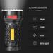 Cross-Border High Brightness Outdoor LED Multi-Function Household Portable USB Rechargeable COB Mini Flashlight Wholesale_desvips.com