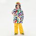 oddivski Children's Suit Thickened Snowproof Boys And Girls Professional Ski Top Jacket_desvips.com