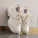 2025 New Summer Thick-Soled Foot-Shaping Dad Sneakers Women's Sports White Shoes Soft Cushioning_desvips.com