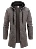 New Streetwear Men's Long Sleeve Sweatshirts For Zipper Hooded Oversize Winter Warm Jacket Coat Outdoor Tracksuit Men_desvips.com