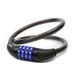 Riding Wire Four digit 0.8-meter Bicycle Password Lock_desvips.com