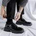 Men Black High Sole Platform Casual Man Japan Haruku Korean Streetwear Fashion Business Wedding Leather Shoes 240614_desvips.com