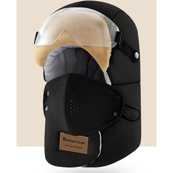 Winter Cycling For Women, Warm And Cold-Proof Wind Artifact, Pullover Electric Bike Snow Cover, Men's Face Mask, Cotton_desvips.com