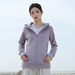 Spring And Autumn Jacket For Women, Slim Fit, Hooded, Zipper, Solid Color Sweatshirt, Casual Sports Fitness Yoga Top_desvips.com