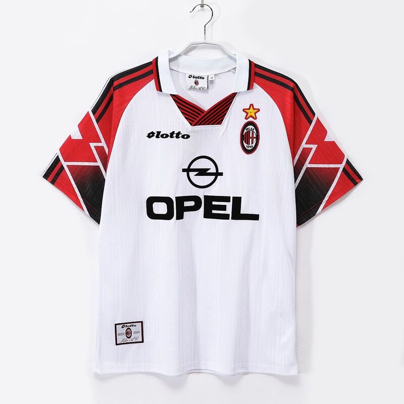 1997/98 Season AC Milan Away Special Edition 8A Footballshirts Serie A Adult Football Jersey Sport Top Football Short Sweatshirt Jersey_desvips.com