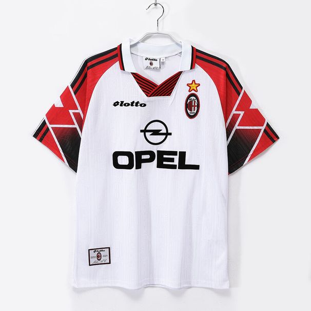 1997/98 Season AC Milan Away Special Edition 8A Footballshirts Serie A Adult Football Jersey Sport Top Football Short Sweatshirt Jersey_desvips.com