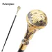 Golden Black Luxury Round Leaf Handle Fashion Walking Stick For Party Cane Elegant Deluxe Box 95cm Performance Stage Cane_desvips.com
