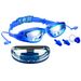 Adult Swimming Goggles Electroplated Swimming Goggles Waterproof, Anti Fog And Anti Ultraviolet Large Frame Swimming Goggles Nose Clip Earplug Box_desvips.com