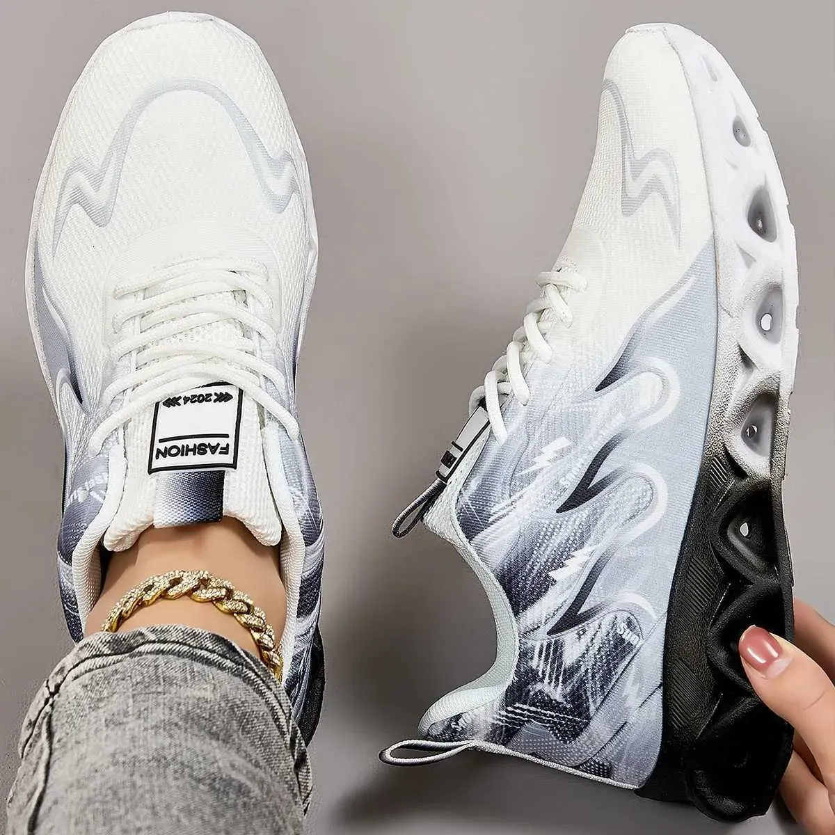 Orthopedic Walking For Women Lightweight Casual Tennis Sneakers Air Running Shoes M250924_desvips.com