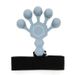 Silicone Finger Exerciser – Hand Grip Strengthener For Rehabilitation, Basketball & Office Fitness (Grey/Black, OPP Bag Packaging)_desvips.com