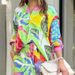 Women's Style Printed Loose Long Sleeve Wide Leg Pants Fashion Suit_desvips.com