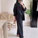 Women's Clothing 2 piece Set Large Size Cotton and Linen Shirt Set High Waist Loose Trousers_desvips.com