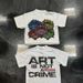 New ART Cartoon Front Back Print 2109 Wide Version T-Shirt Japanese And Korean Casual Top Summer Short Sleeve_desvips.com