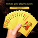 High-End Playing PVC Plastic Waterproof Black Gold Poker Adult High-Value Thickened Cards Dou Dizhu Wholesale_desvips.com