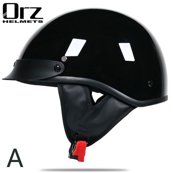Helmet summer helmet men's motorcycle half helmet pedal electric car personality retro prince helmet street fashion large size_desvips.com