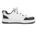 Jifffly Couple Casual Sports Shoes Comfortable Wear-Resistant Loafers For Commute And Date Black White Contrast_desvips.com
