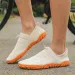 Breathable Running Walking Shoes Unisex Wide Toe Knitted Sport Sneakers Absorb Sweat Comfortable For Daily Exercise_desvips.com