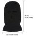 Sports Face Masks Three Hole Double Hole Hood Winter Warm Balaclava Knitted Motorcycle Mask Riding Hood_desvips.com