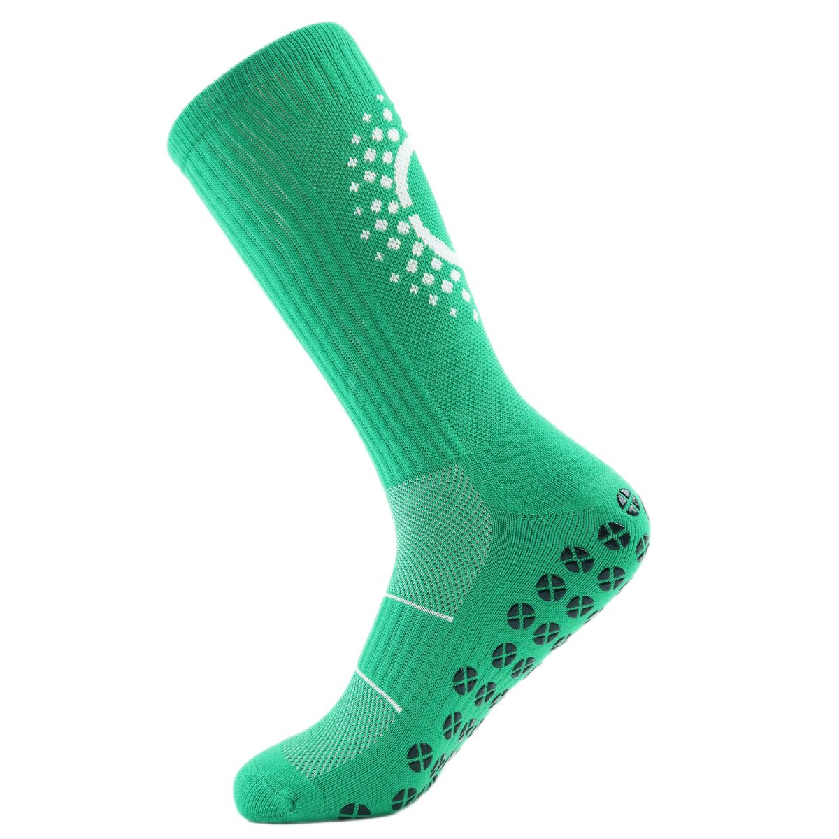 Soccer Socks Adult Thickened Knee High Football Socks Shin Guards Set Men And Women Dotted Anti Slip Magic Socks_desvips.com