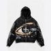Nokometa Hot Sale 3D Printed Starry Sky Eye Hooded Sweater, Street Style Oversize Zip Sweater_desvips.com
