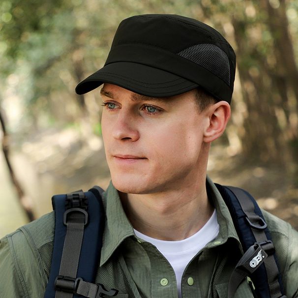 Men's Outdoor Baseball Cap - Lightweight & Quick-Dry For Hiking & Sports With Sun Protection_desvips.com
