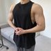 Men's Muscle Fit Sleeveless Workout Tank - Summer Fitness Gym Vest For Running & Training_desvips.com
