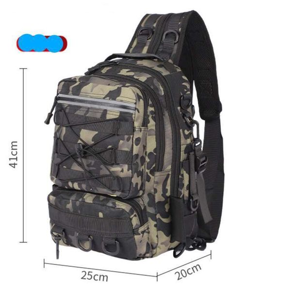 New Single And Double Shoulder Multi Functional Waist Sports Outdoor Large Capacity Luya Rod Fishing Gear Bag_desvips.com