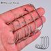 Barbed Soft Worm Single High Carbon Steel Bulk Hooks Wide Belly Crank Hook Sea Fishing Supplies_desvips.com