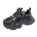 Small Sponge Cake Thick Sole Dad For Women 2024 Summer New Ins Trendy Silver Height Increasing Sports Running Shoes_desvips.com