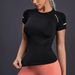Seamless Fitness Short Sleeve T-Shirt Summer Quick Dry Sports Yoga Clothes Running Gym Clothing_desvips.com