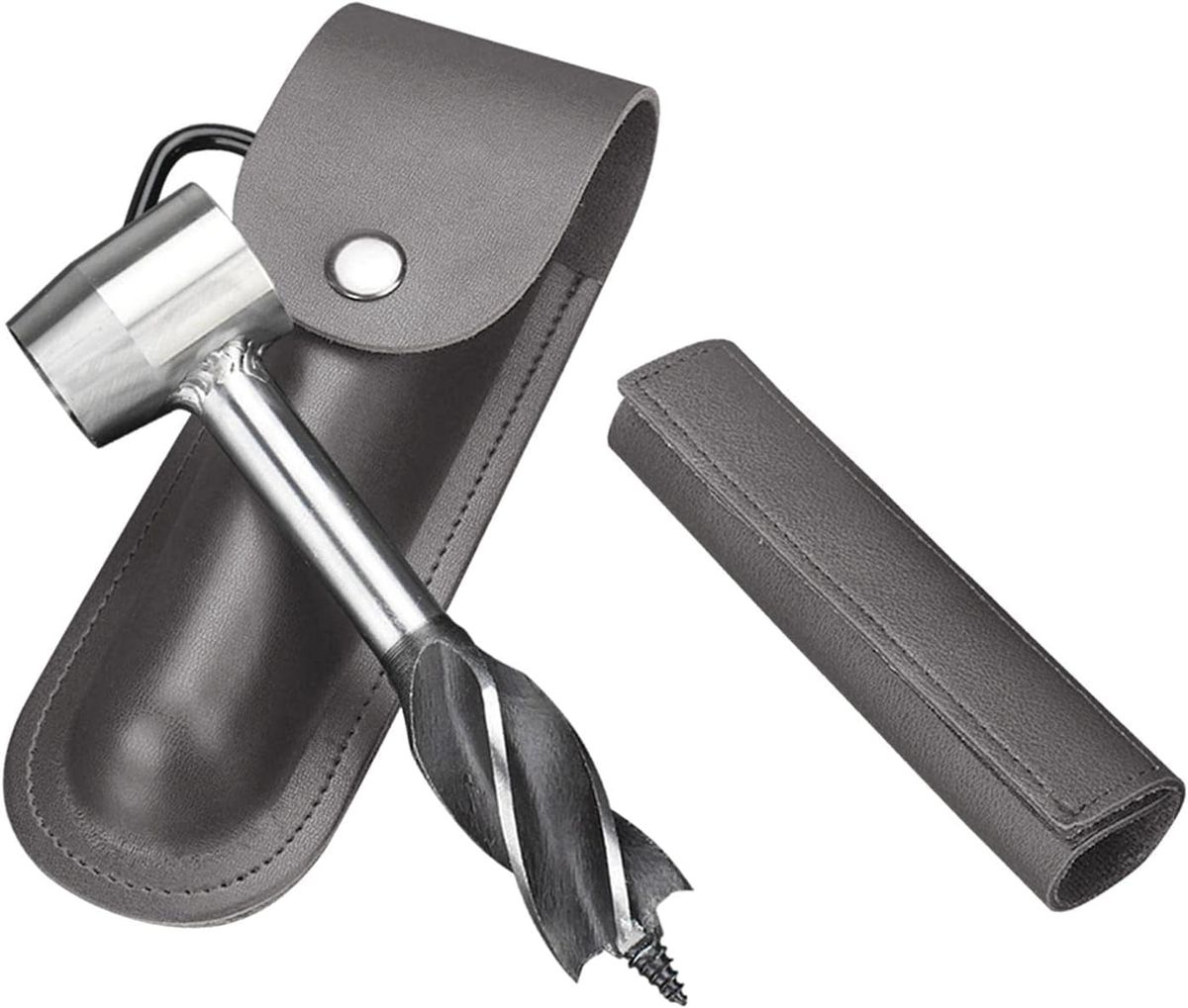 Hand Hand Screw Drill For Camping Tool Black, Gray, 16x4cm_desvips.com