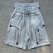 New American High Street Casual Patchwork Zipper Double Cuff Shorts Hoodie Sweatshirt Set For Men And Women Couples_desvips.com