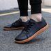 Oiaano Wide Toe Barefoot Woman Black Sneaker Man Leather Shoes Unisex Minimalist Breathable Comfort Outdoor Runn_desvips.com