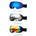 Men And Women Outdoor Sports Clip-On Prescription Glasses Anti-Fog Anti-UV Wide Field Of View Spherical Ski Goggles_desvips.com