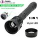 Green Light Flashlight,Single Mode Green Led Hunting Light,Zoomable Light For Hunting,Green Torch For Night Vision,Astronomy_desvips.com